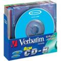 CD-R Verbatim 5pack slim 8cm 210MB